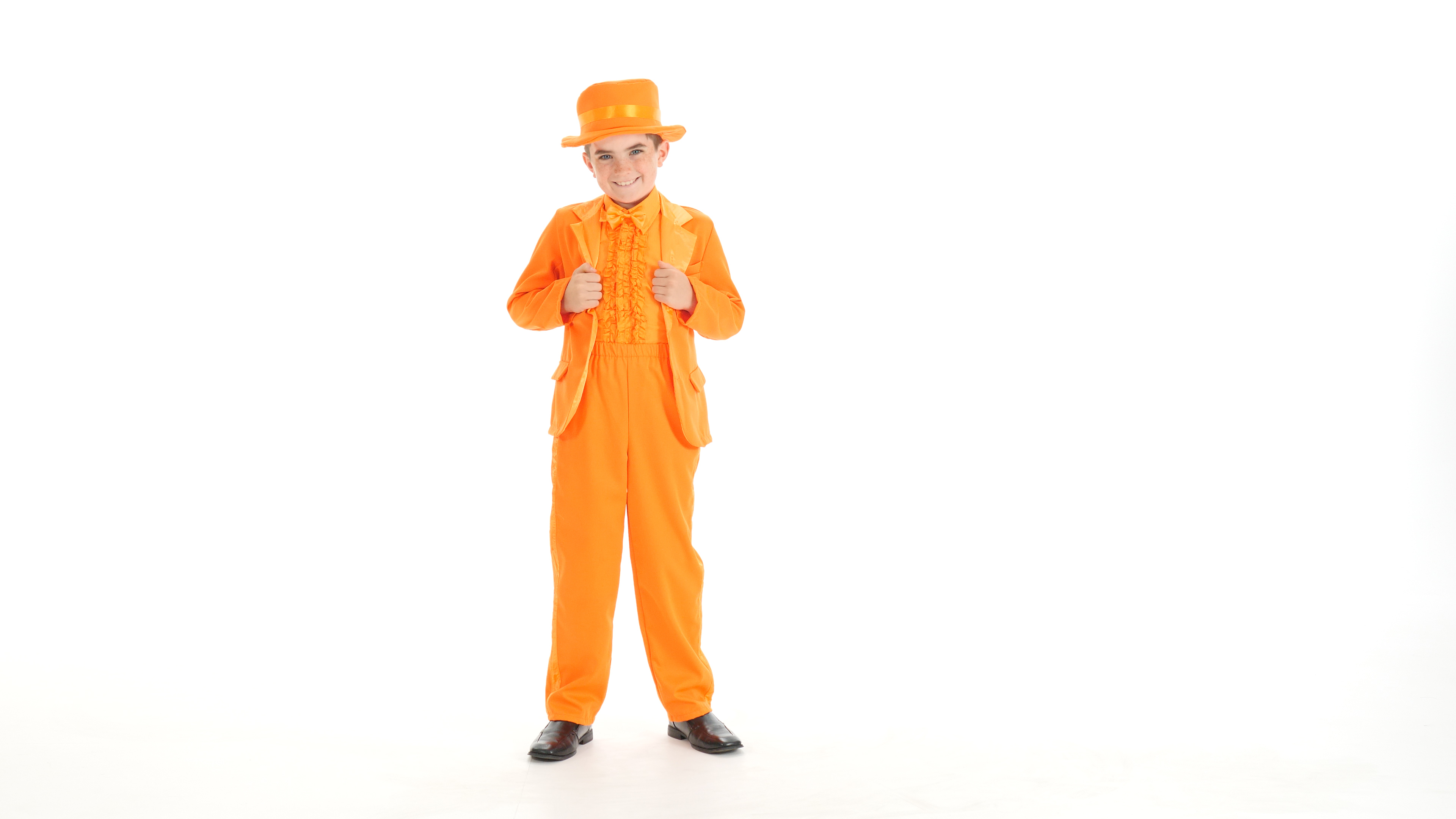 FUN1600ORCH Kids Orange Tuxedo